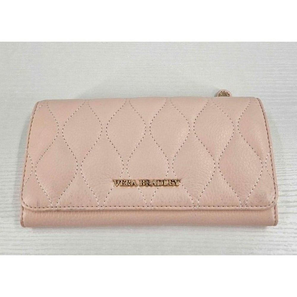 New Vera Bradley Wallet Quilted Audrey Blush